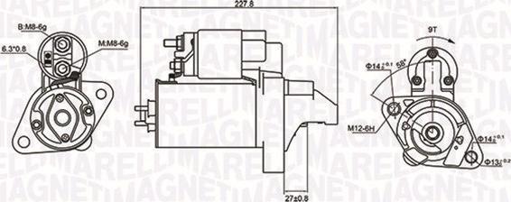 Magneti Marelli 063721074010 - Démarreur cwaw.fr