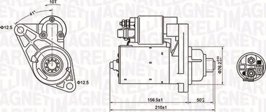 Magneti Marelli 063721197010 - Démarreur cwaw.fr