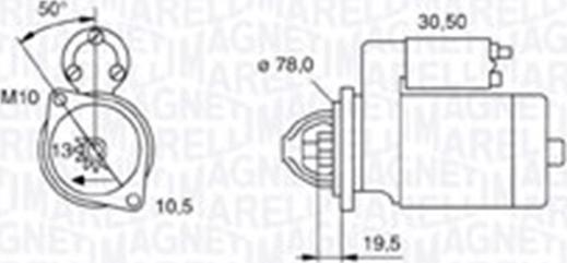 Magneti Marelli 063721158010 - Démarreur cwaw.fr