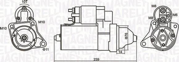 Magneti Marelli 063721107010 - Démarreur cwaw.fr