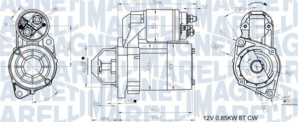 Magneti Marelli 063721117010 - Démarreur cwaw.fr