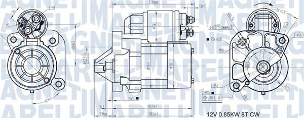 Magneti Marelli 063721186010 - Démarreur cwaw.fr