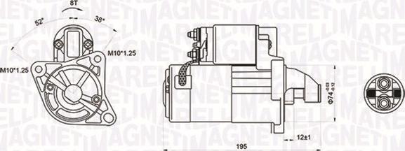 Magneti Marelli 063721136010 - Démarreur cwaw.fr