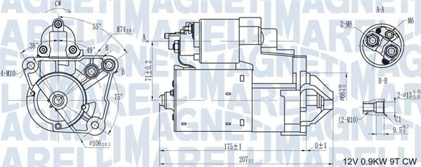 Magneti Marelli 063721179010 - Démarreur cwaw.fr