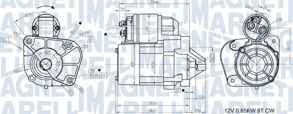 Magneti Marelli 063721174010 - Démarreur cwaw.fr