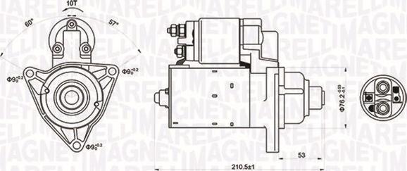 Magneti Marelli 063721176010 - Démarreur cwaw.fr