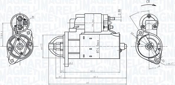 Magneti Marelli 063721172010 - Démarreur cwaw.fr