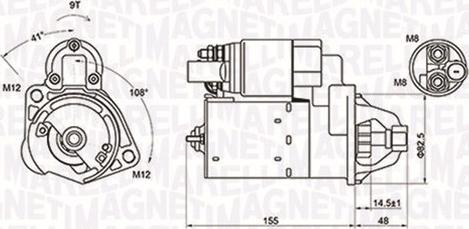 Magneti Marelli 063721394010 - Démarreur cwaw.fr