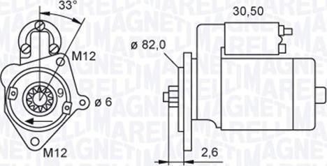 Magneti Marelli 063721392010 - Démarreur cwaw.fr