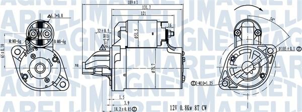 Magneti Marelli 063721311010 - Démarreur cwaw.fr