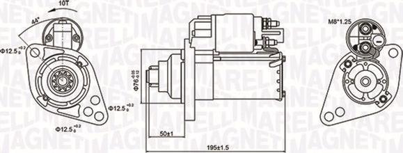 Magneti Marelli 063721294010 - Démarreur cwaw.fr