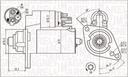 Magneti Marelli 063721293010 - Démarreur cwaw.fr