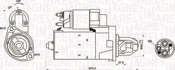 Magneti Marelli 063721249010 - Démarreur cwaw.fr