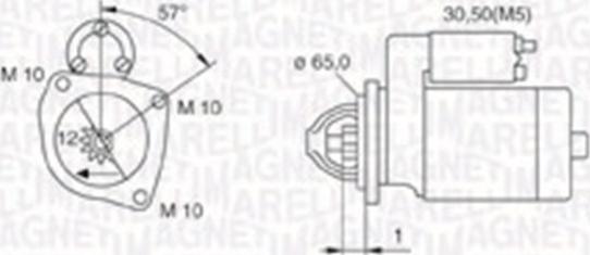 Magneti Marelli 063721252010 - Démarreur cwaw.fr