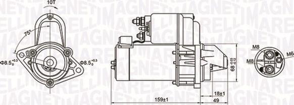 Magneti Marelli 063721257010 - Démarreur cwaw.fr