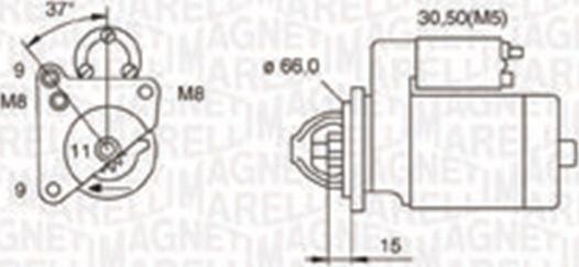 Magneti Marelli 063721260010 - Démarreur cwaw.fr