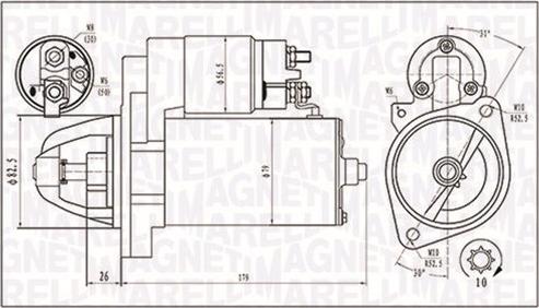 Magneti Marelli 063721202010 - Démarreur cwaw.fr