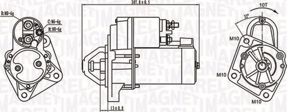 Magneti Marelli 063721289010 - Démarreur cwaw.fr