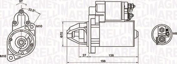 Magneti Marelli 063721283010 - Démarreur cwaw.fr