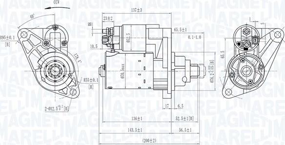 Magneti Marelli 063721282010 - Démarreur cwaw.fr