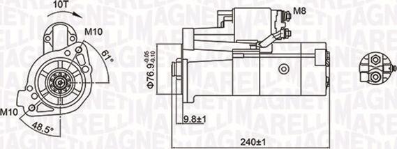 Magneti Marelli 063721221010 - Démarreur cwaw.fr