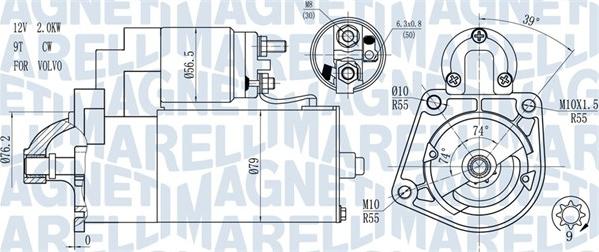 Magneti Marelli 063721271010 - Démarreur cwaw.fr