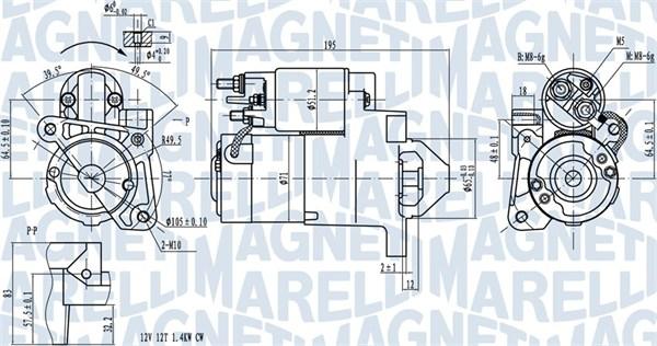 Magneti Marelli 063721273010 - Démarreur cwaw.fr