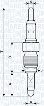 Magneti Marelli 062900083304 - Bougie de préchauffage cwaw.fr