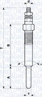 Magneti Marelli 062583101304 - Bougie de préchauffage cwaw.fr