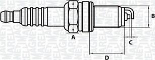 Magneti Marelli 062000769304 - Bougie d'allumage cwaw.fr