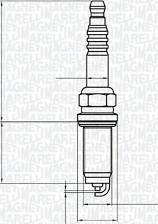 Magneti Marelli 062000786304 - Bougie d'allumage cwaw.fr