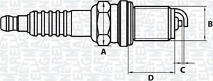 Magneti Marelli 062000780304 - Bougie d'allumage cwaw.fr