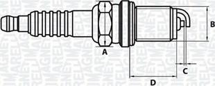 Magneti Marelli 062000781304 - Bougie d'allumage cwaw.fr