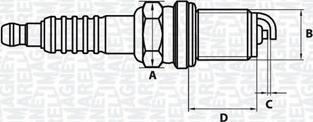 Magneti Marelli 062000782304 - Bougie d'allumage cwaw.fr