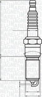 Magneti Marelli 062000787304 - Bougie d'allumage cwaw.fr