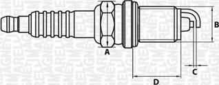 Magneti Marelli 062000774304 - Bougie d'allumage cwaw.fr