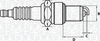 Magneti Marelli 062000770304 - Bougie d'allumage cwaw.fr