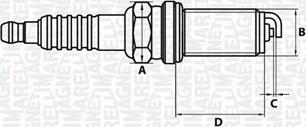 Magneti Marelli 062000778304 - Bougie d'allumage cwaw.fr