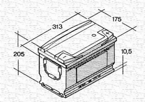 Magneti Marelli 067145240003 - Batterie de démarrage cwaw.fr