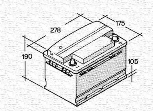 Magneti Marelli 067147610003 - Batterie de démarrage cwaw.fr