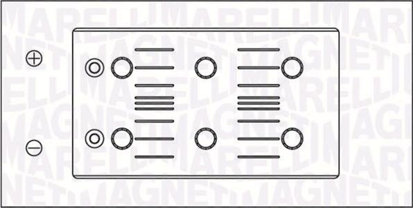 Magneti Marelli 067300470005 - Batterie de démarrage cwaw.fr