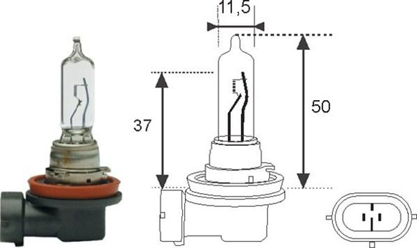 Magneti Marelli 002548100000 - Ampoule, projecteur longue portée cwaw.fr