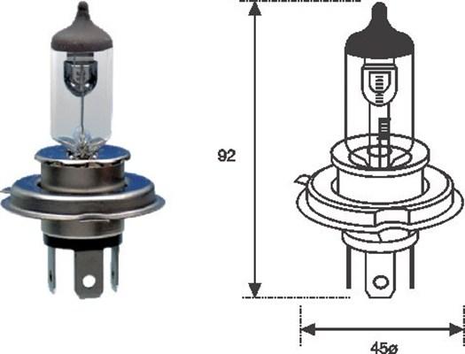 Magneti Marelli 002555100000 - Ampoule, projecteur longue portée cwaw.fr