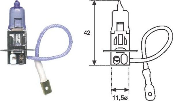 Magneti Marelli 002553100000 - Ampoule, projecteur antibrouillard cwaw.fr