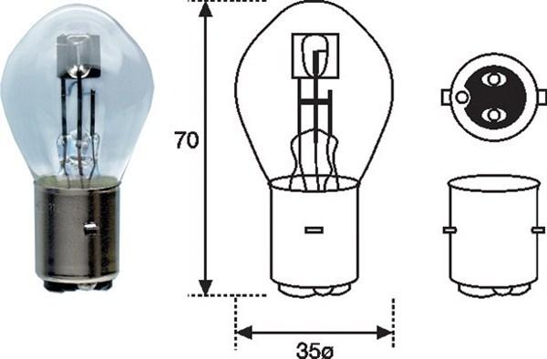 Magneti Marelli 002588200000 - Ampoule, projecteur longue portée cwaw.fr