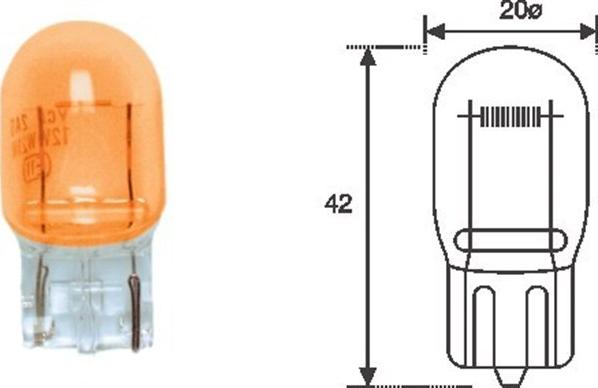 Magneti Marelli 002052300000 - Ampoule, feu clignotant cwaw.fr