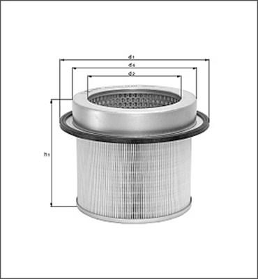 Magneti Marelli 154096912470 - Filtre à air cwaw.fr