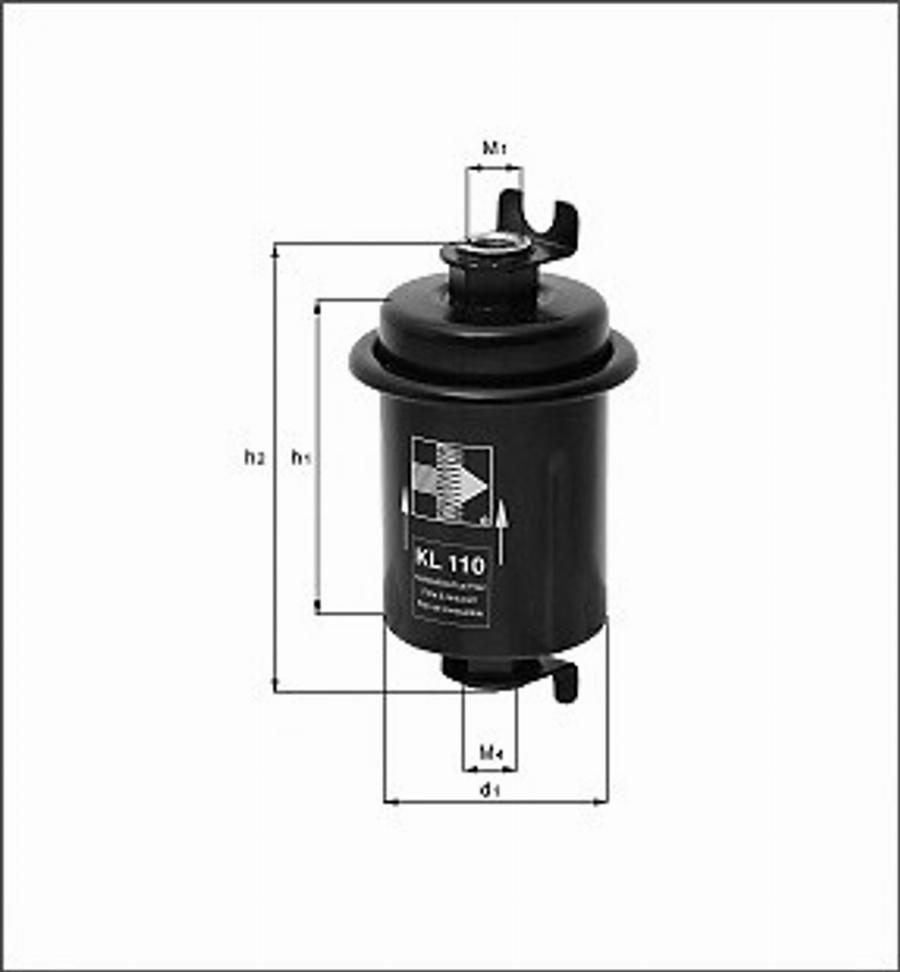 Magneti Marelli 154096314410 - Filtre à carburant cwaw.fr