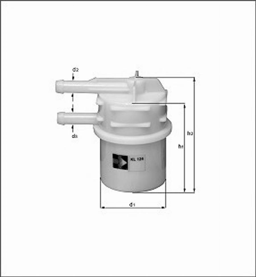 Magneti Marelli 154096313830 - Filtre à carburant cwaw.fr