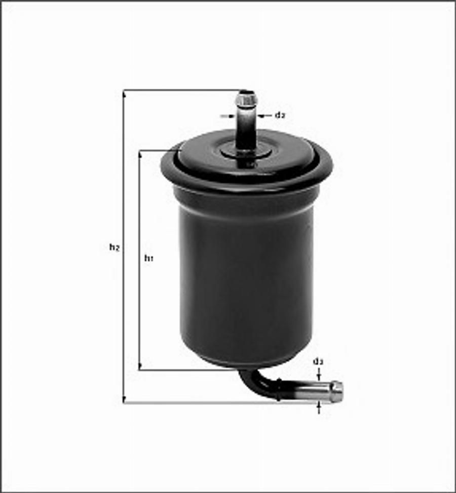 Magneti Marelli 154096312840 - Filtre à carburant cwaw.fr